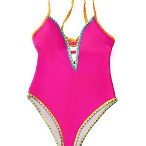 Popvil Vibrant Pink Swimwear